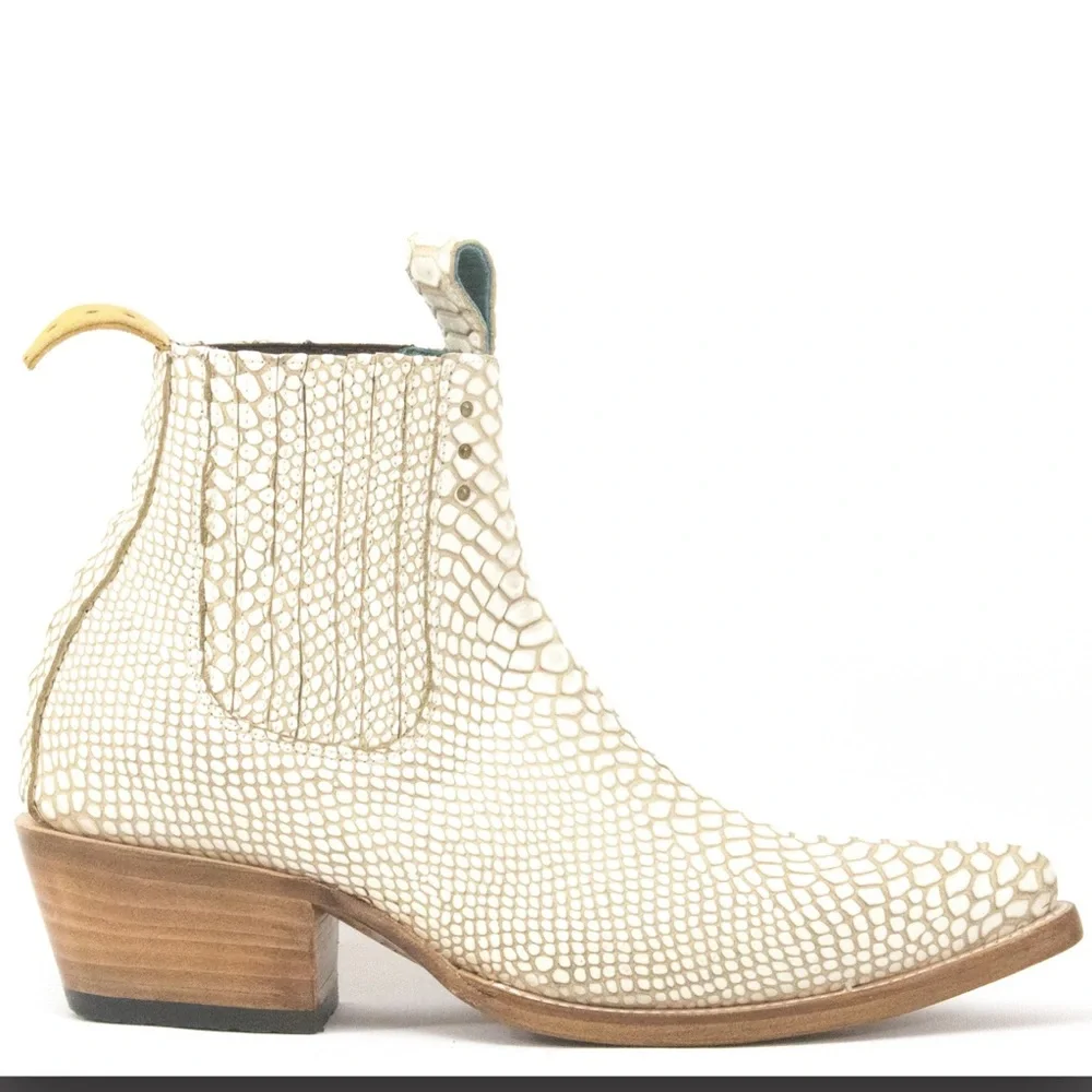 No.1001 FREEWAY chelsea boot bone twister women serpentine × 1 cowboy boot - Picture 3 of 3